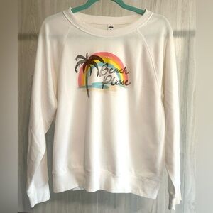 “Beach Please” Crewneck Sweatshit
